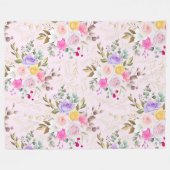 floral fleecedecke (Vorderseite (Horizontal))