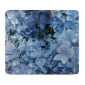 Floral fleur – Flowers – Blumen – blue – blau Schneidebrett (Vorderseite)