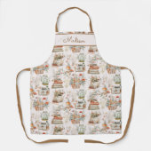 Floral floral buchstäbliche Kernarchitektur Schürze (Vorderseite)