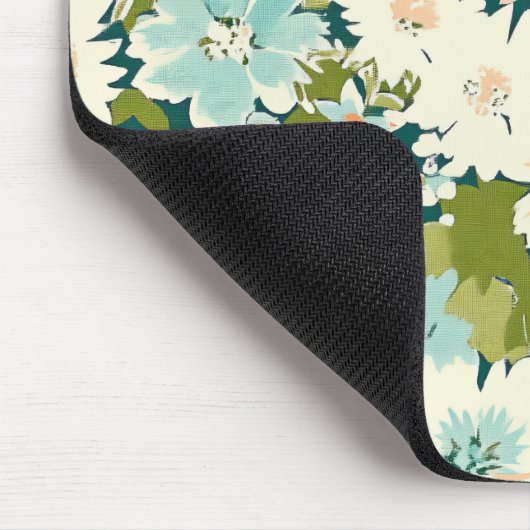 Floral Flow Maus Pad Mousepad (Ecke)