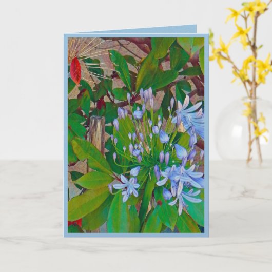 Floral Folded Greeting Card Karte (Gelbe Blume)