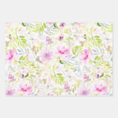 Floral Foliage Geschenkpapier Set (Vorderseite 3)