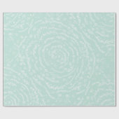 Floral Folk Art Fauna & Fern Red Christmas Pattern Geschenkpapier (Flach)