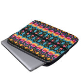 Floral Folk Art Modern Laptopschutzhülle (Vorne Knopf)
