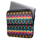 Floral Folk Art Modern Laptopschutzhülle (Vorderseite Links)