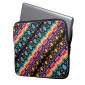 Floral Folk Art Modern Laptopschutzhülle (Vorderseite Links)