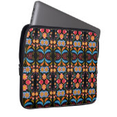 Floral Folk Art Modern Laptopschutzhülle (Vorne Rechts)