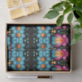 Floral Folk Art Modern Seidenpapier (Geschenk)