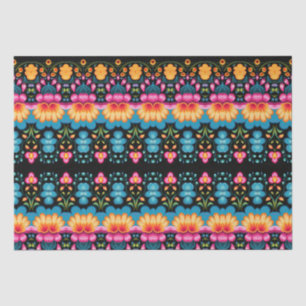 Floral Folk Art Modern Seidenpapier