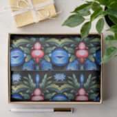 Floral Folk Art Modern Seidenpapier (Geschenk)