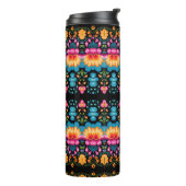 Floral Folk Art Modern Thermosbecher (Nach links gedreht)