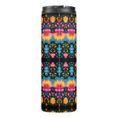 Floral Folk Art Modern Thermosbecher (Rückseite)