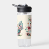 Floral Folk Bird mit Pastel Boho Charm Trinkflasche (Rechts)