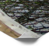 Floral Footbridge Poster (Ecke)