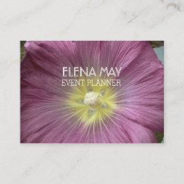 Floral Foto Business Card Visitenkarte