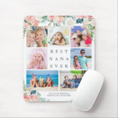 Floral Foto Collage BEST NANA JE Personalisiert Mousepad (Mit Mouse)