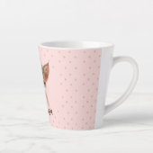 Floral Fox Latte Tasse (Rechts)