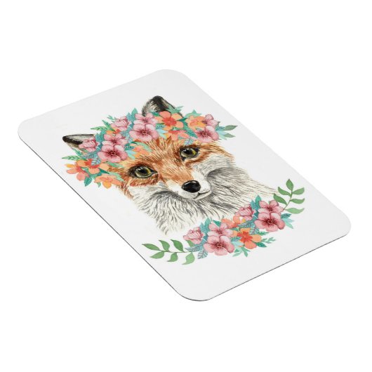 Floral Fox Magnet (Rechte Seite)