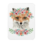 Floral Fox Magnet (Vertikal)