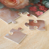 Floral Fox Whimsy - Red Fox in Rose Garden Puzzle (Seite)