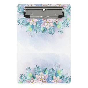 Floral Frame Mini Clipboard Klemmbrett