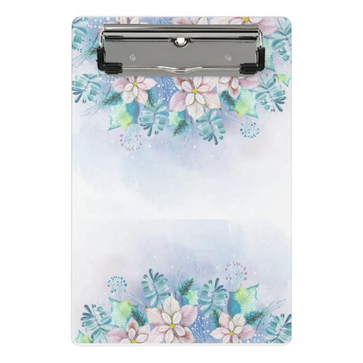 Floral Frame Mini Clipboard Mini Klemmbrett (Vorderseite)