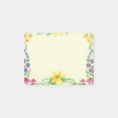 Floral Framed Note Pad Post-it Klebezettel (Vorderseite)