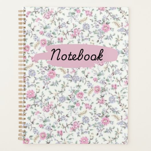 Floral Frenzy-Notebook Planer (Vorderseite)