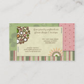 Floral Friend Business Cards Visitenkarte (Rückseite)