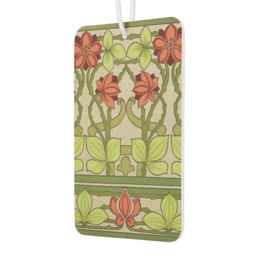 Floral Frieze Border im Jugendstil Autolufterfrischer (Links)