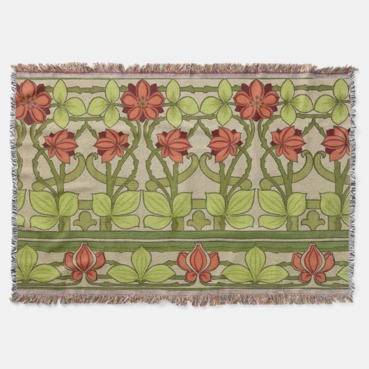 Floral Frieze Border im Jugendstil Decke (Vorderseite)