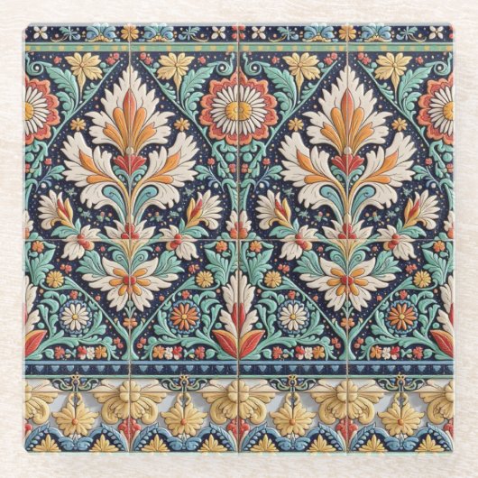 Floral Frieze Untersetzer (Vorderseite)