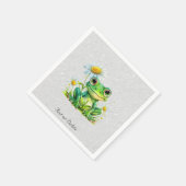 Floral Frog Napkins Serviette (Ecke)