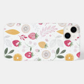"Floral Fruit Botanical iPhone / iPad Case" Case-Mate iPhone Hülle (Rückseite (Horizontal))