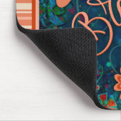 Floral Fun Breathe Strip Inspirivity Maus P Mousepad (Ecke)