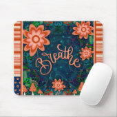 Floral Fun Breathe Strip Inspirivity Maus P Mousepad (Mit Mouse)