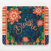Floral Fun Breathe Strip Inspirivity Maus P Mousepad (Vorne)