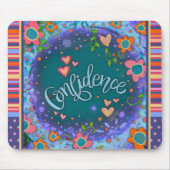 Floral Fun Confidence Strip Inspirivity Mouse P Mousepad (Vorne)