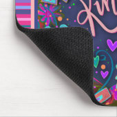 Floral Fun Kindness Strip Inspirivity Mouse Mousepad (Ecke)
