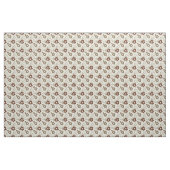 Floral Fun Retro Beige Stoff (Yard (91,4 cm))