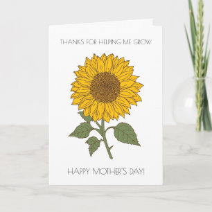 Floral Funny Mother Day Card Karte