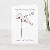 Floral Funny Mother Day Card Karte (Vorderseite)