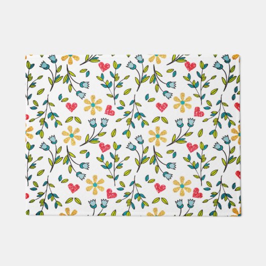 floral fußmatte (Vorderseite)