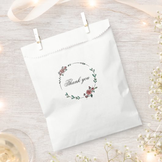 Floral Gabe Tasche Geschenktütchen (Ausgeschnitten)