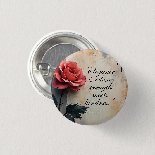 Floral Galore  Button (Vorne & Hinten)