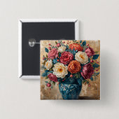 Floral Galore  Button (Vorne & Hinten)