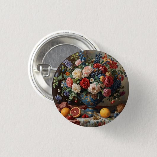 Floral Galore Button (Vorne & Hinten)