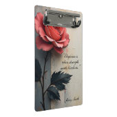 Floral Galore Mini Klemmbrett (Schrägansicht)