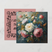Floral Galore - Note Card Mitteilungskarte (Vorne/Hinten)