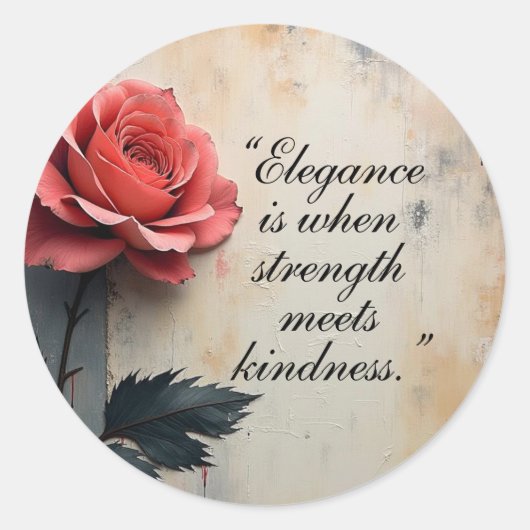 Floral Galore  Runder Aufkleber (Vorderseite)